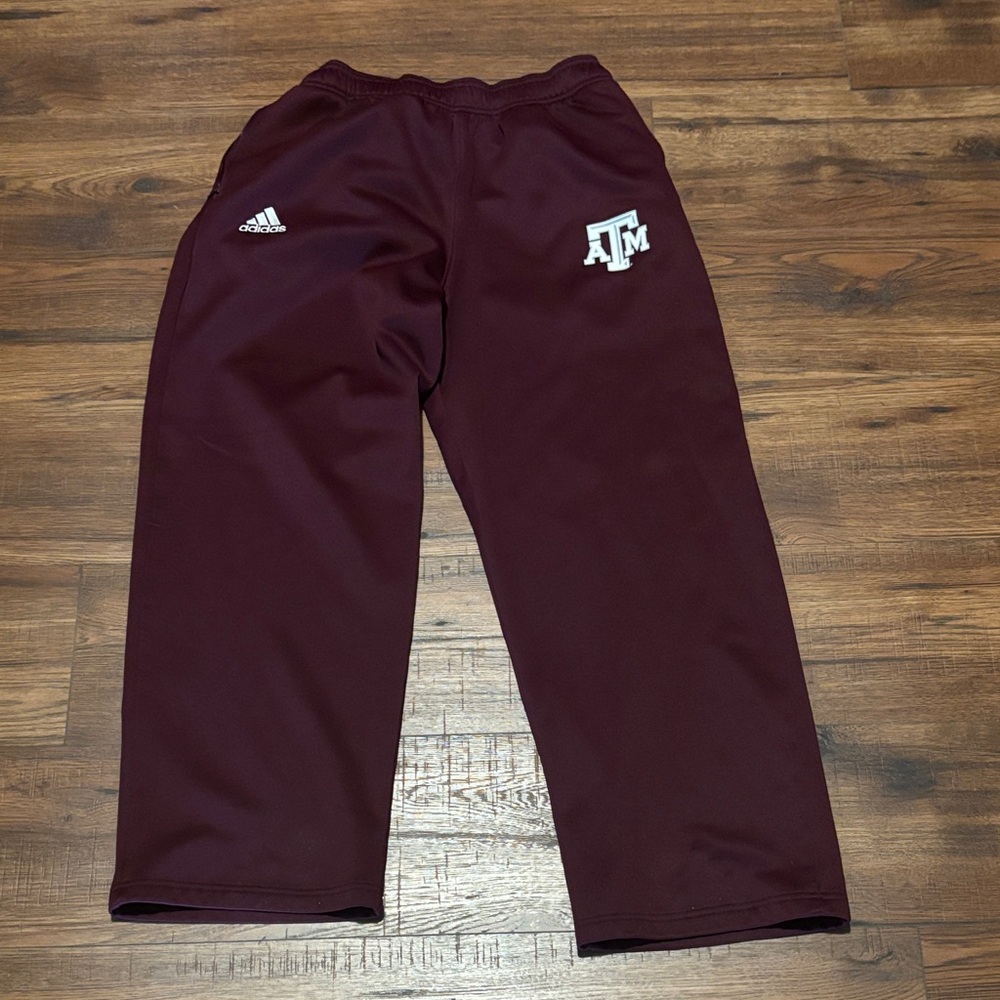 Men’s Adidas Texas A&M Burgundy Sweatpants